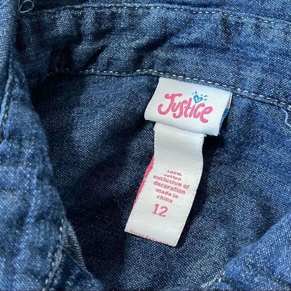 JUSTICE Soft Denim Style Dress - Picture 9 of 10